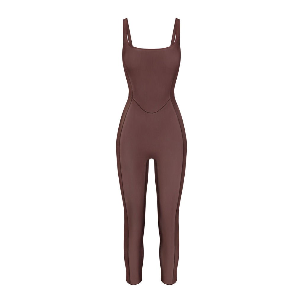 POWER MESH SHAPEWEAR CATSUIT | COCOA