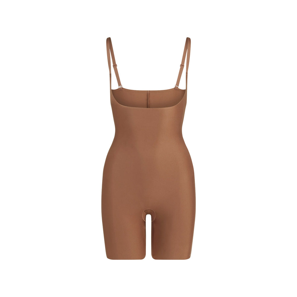 SKIMS BODY CORE SCULPT OPEN BUST MID THIGH BODYSUIT | JASPER