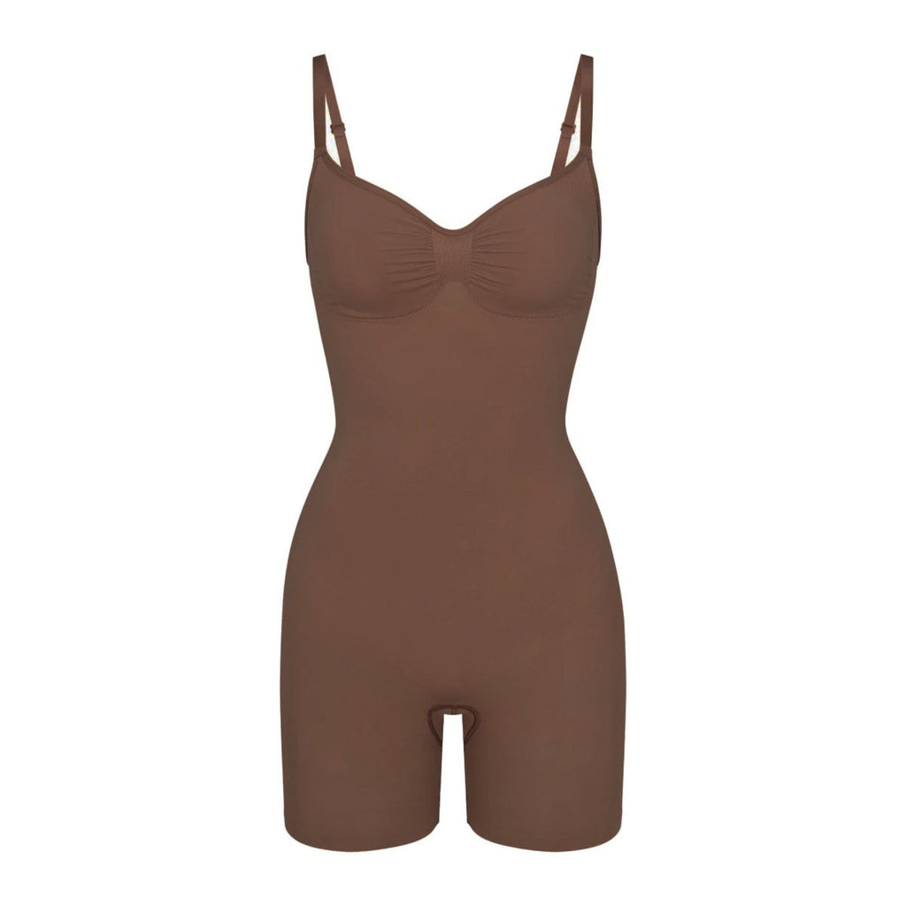 SEAMLESS SCULPT LOW BACK MID THIGH BODYSUIT | JASPER