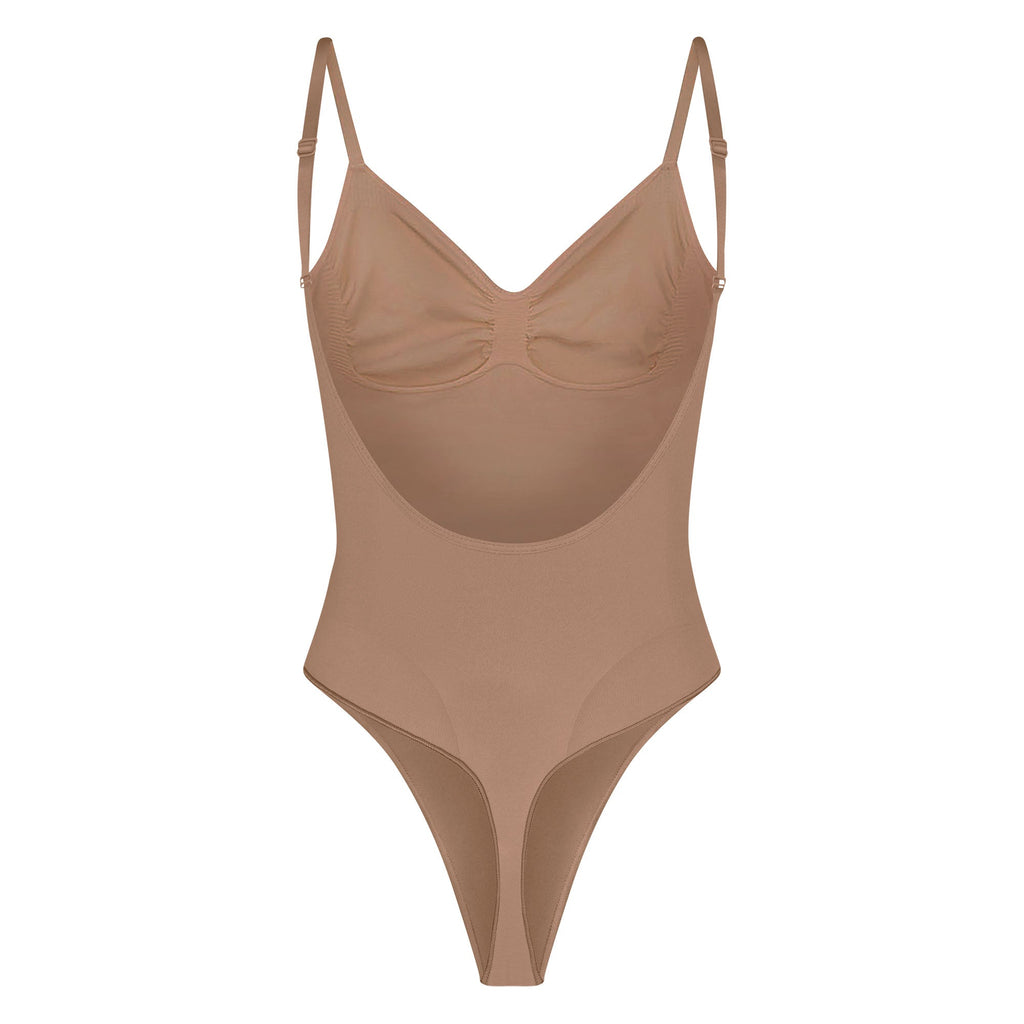 SEAMLESS SCULPT LOW BACK THONG BODYSUIT | SIENNA