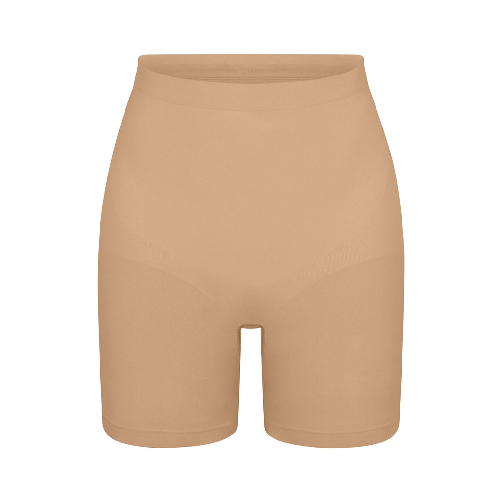 SEAMLESS SCULPT MID THIGH SHORT | CLAY