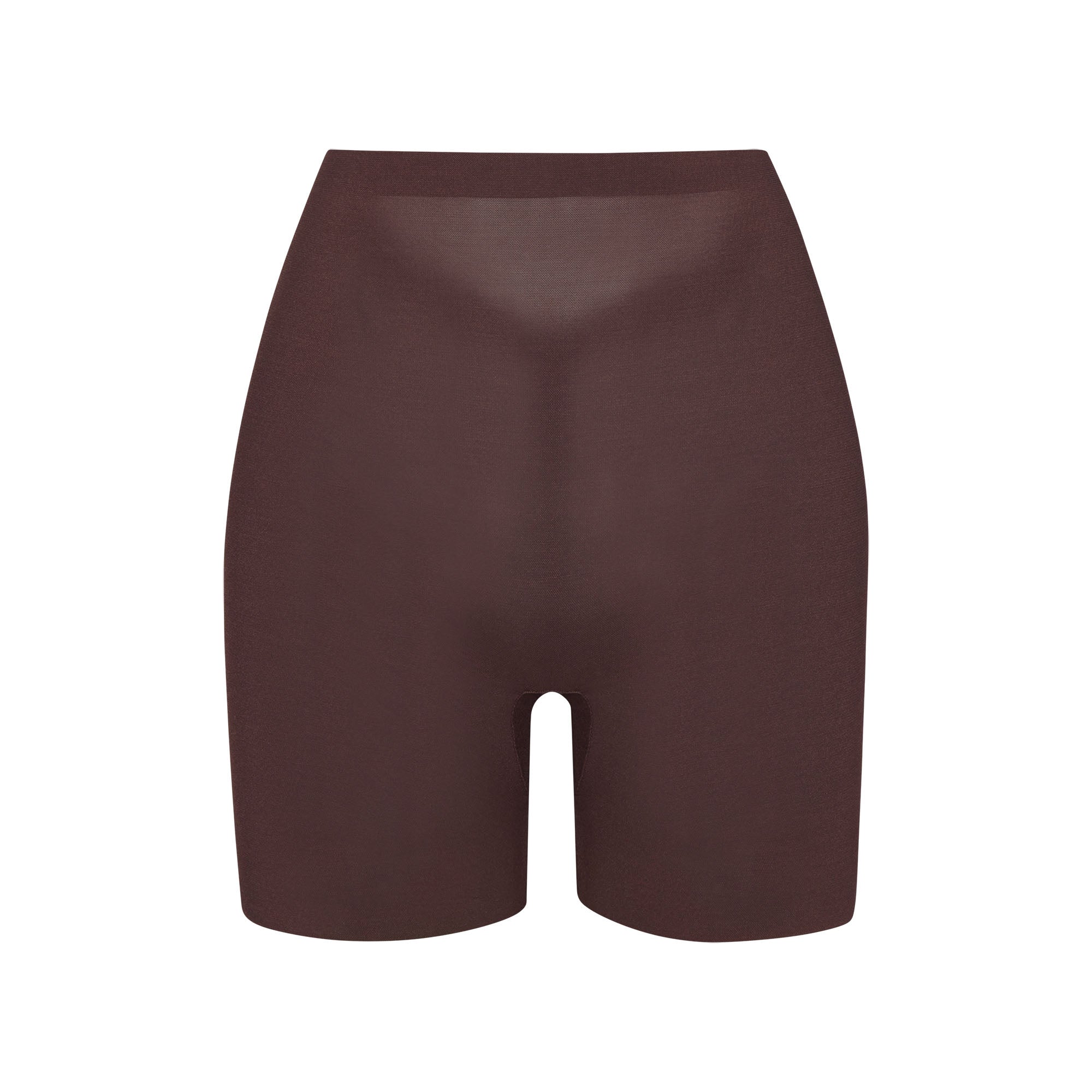 SHEER SCULPT LOW BACK SHORT | COCOA