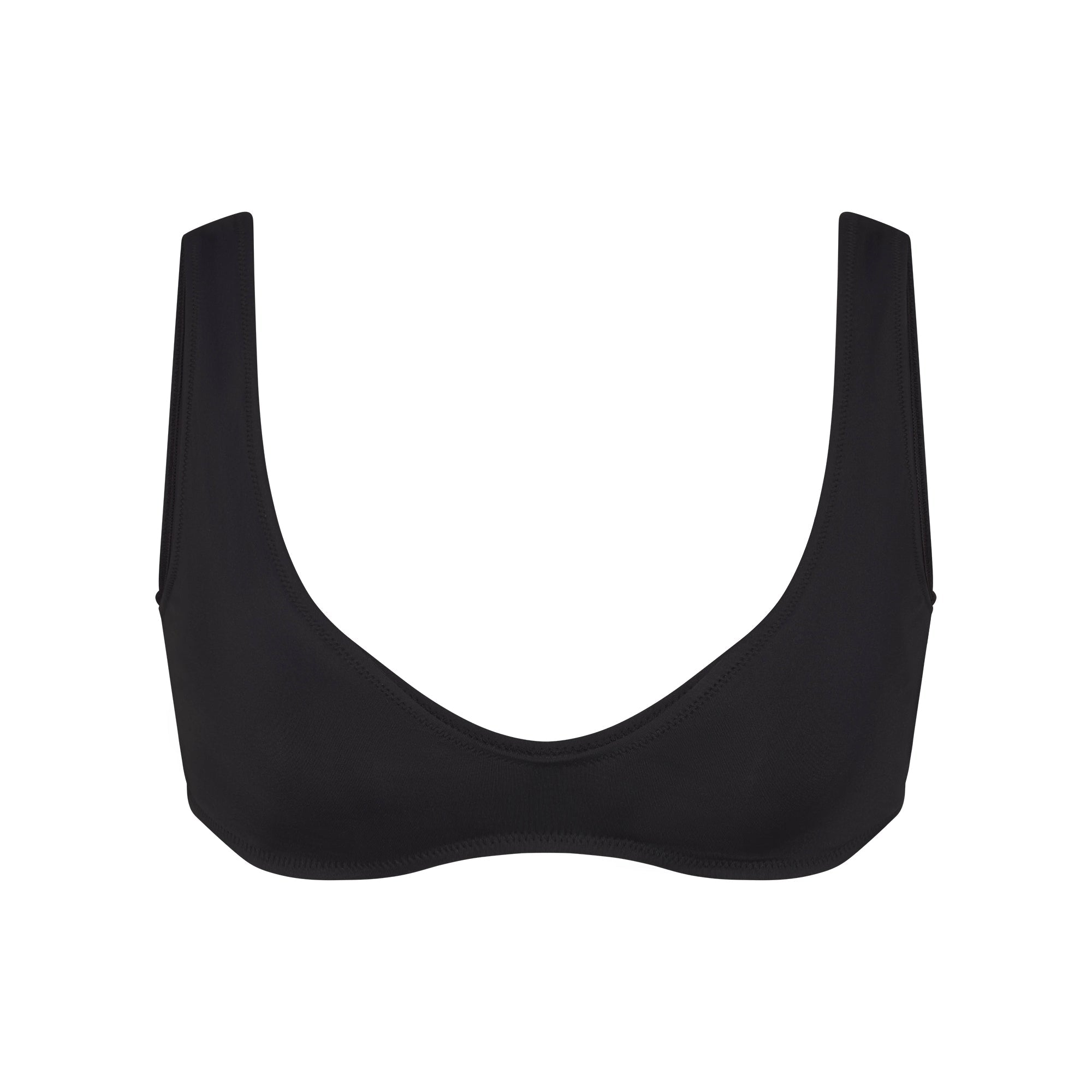 SIGNATURE SWIM PLUNGE BIKINI TOP | ONYX