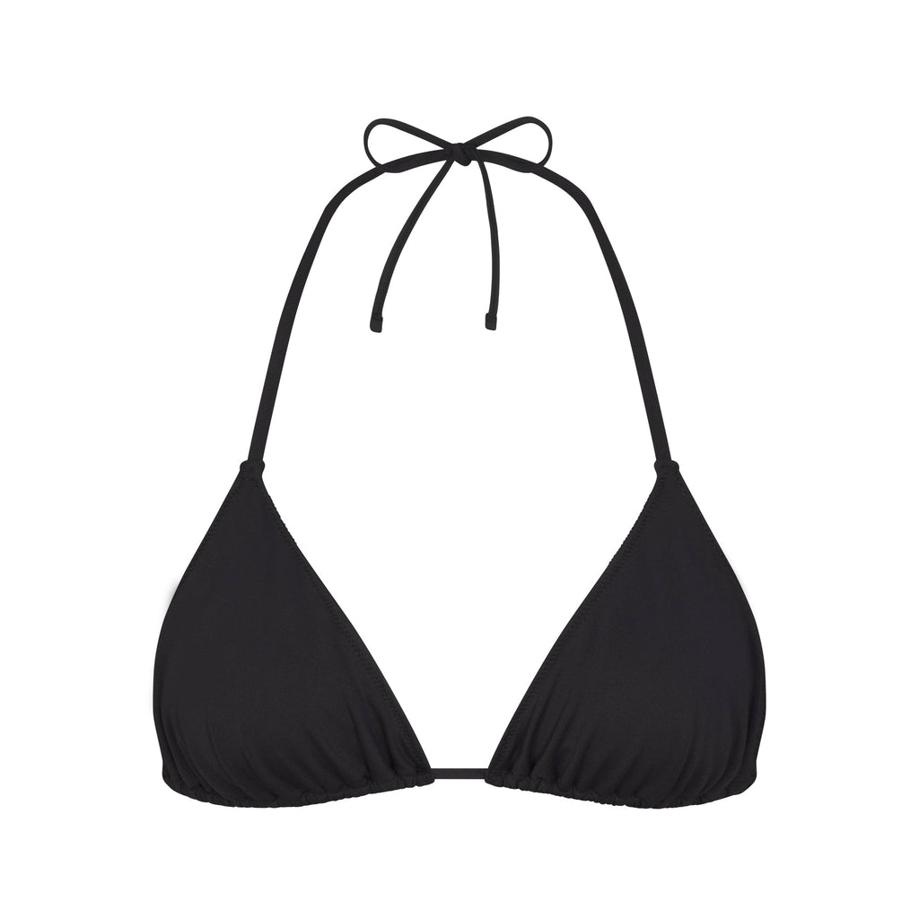 SIGNATURE SWIM TRIANGLE BIKINI TOP | ONYX