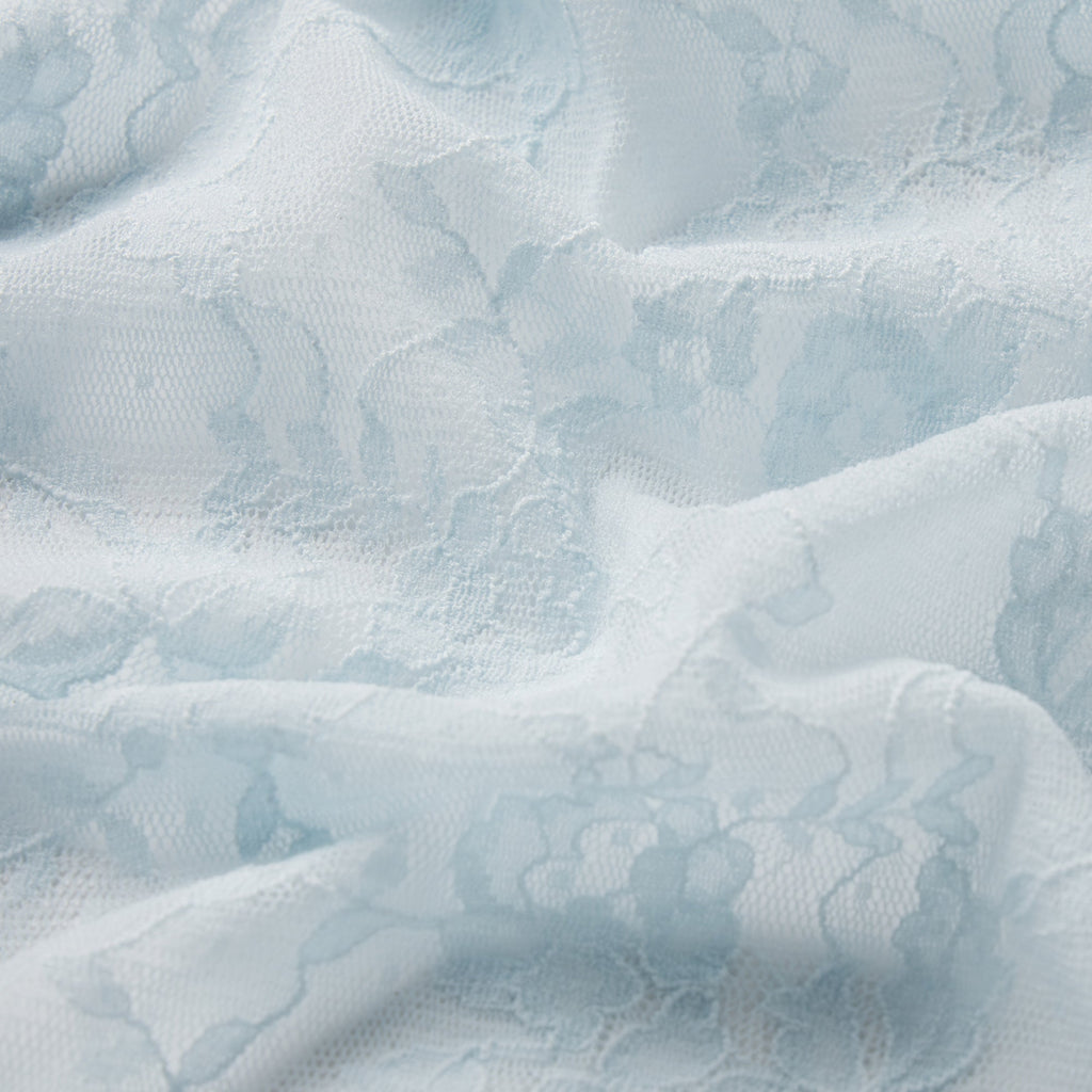 STRETCH LACE DIPPED THONG | POWDER BLUE