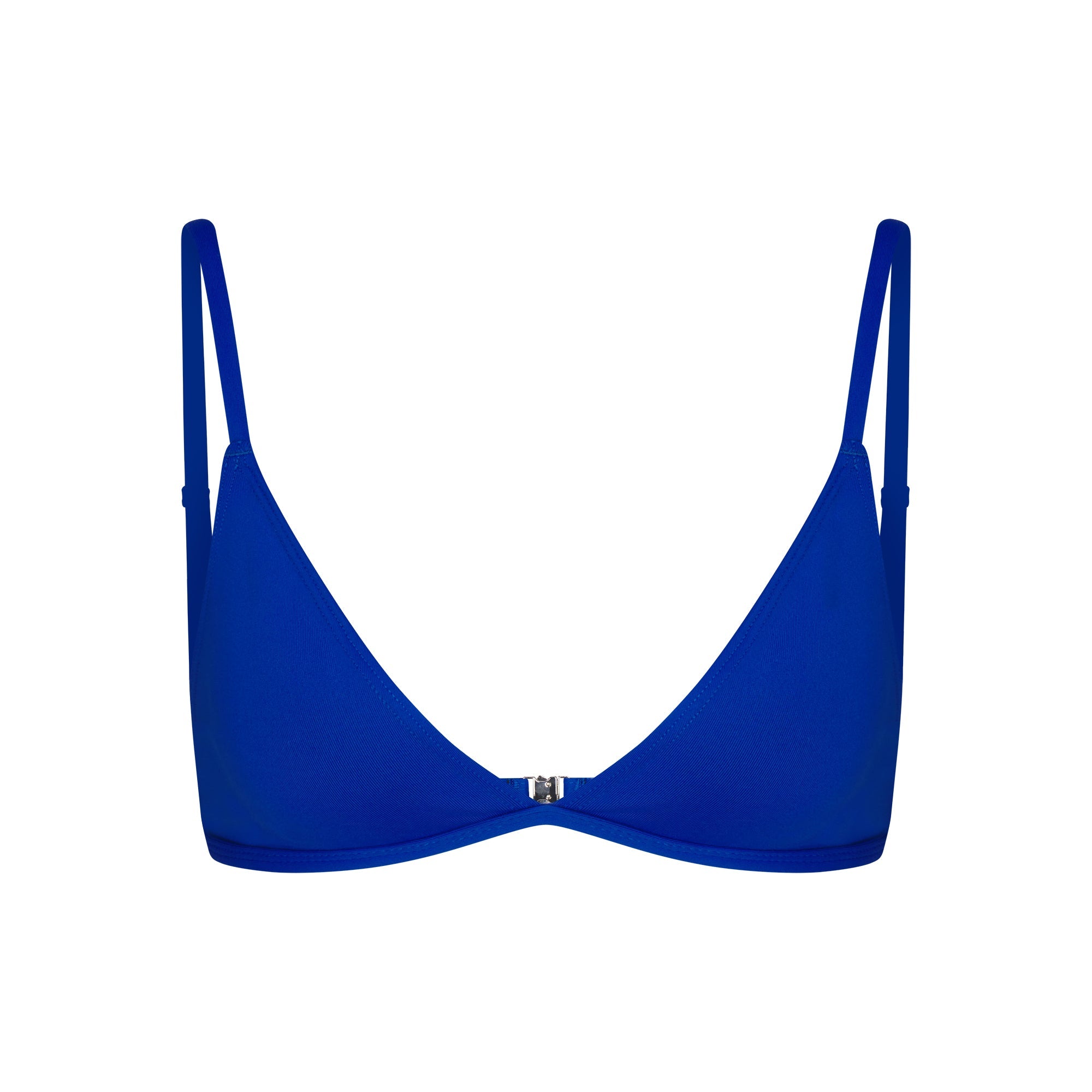 ICONIC SWIM TRIANGLE BIKINI TOP | COBALT