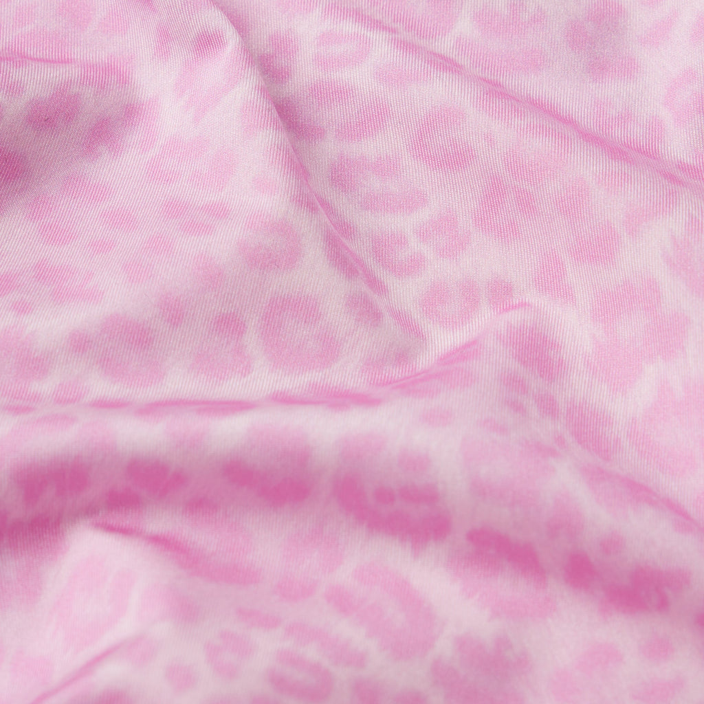 SHINE FOUNDATIONS DIPPED THONG | BUBBLE GUM LEOPARD PRINT