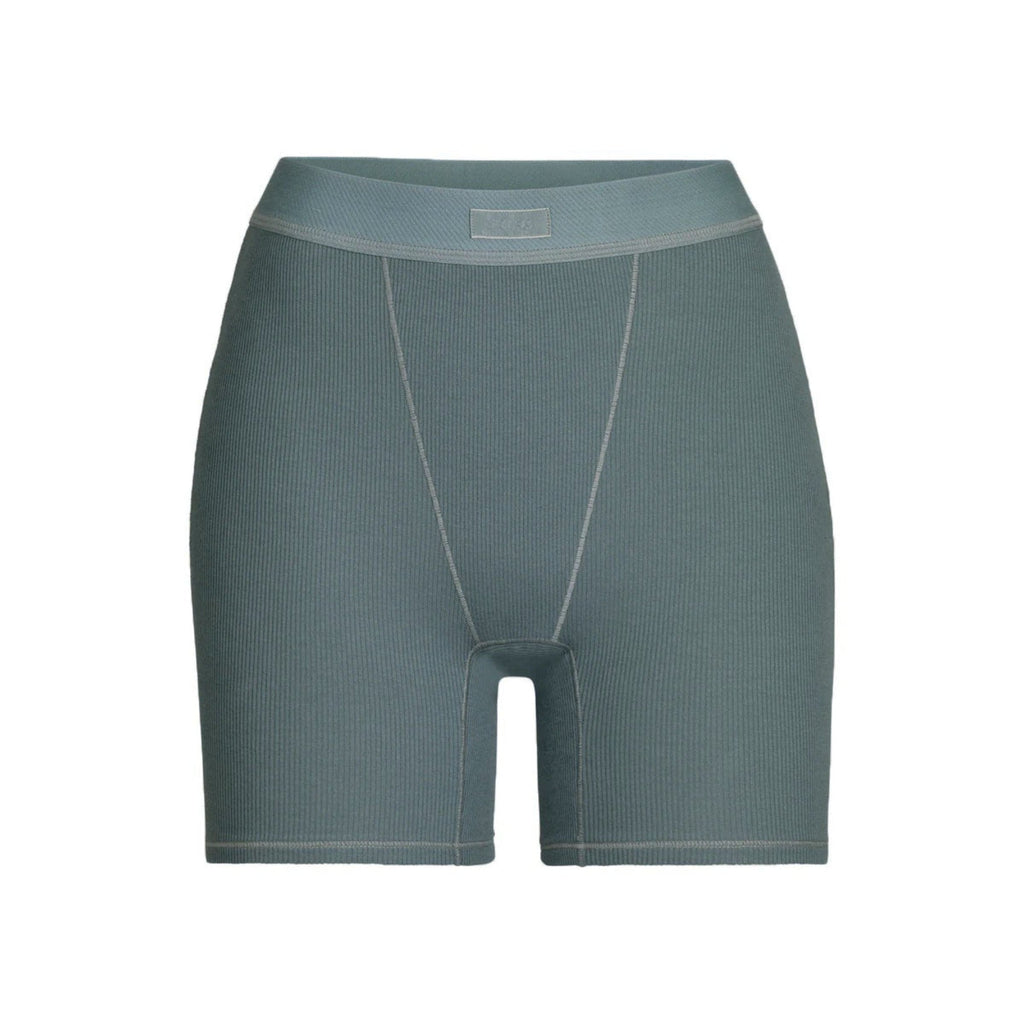 COTTON RIB BOXER | KYANITE