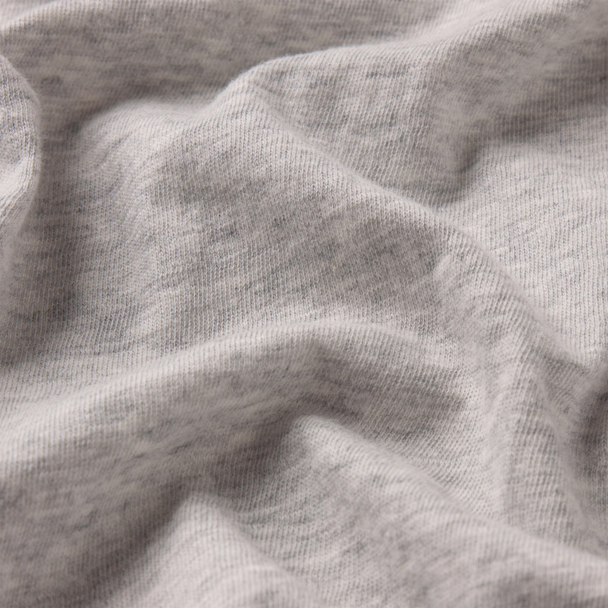 WORN IN JERSEY BABY V NECK TEE | LIGHT HEATHER GREY