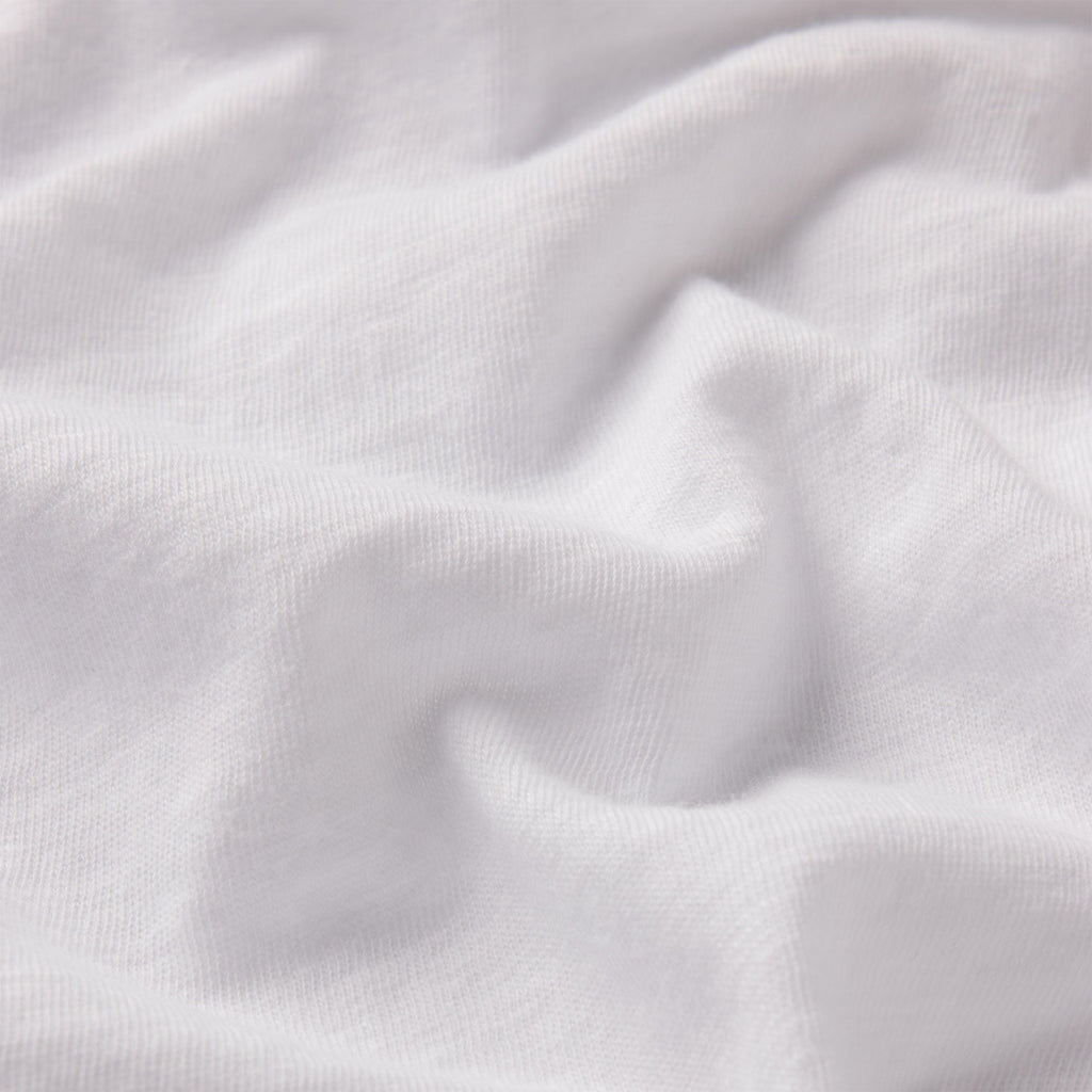 WORN IN JERSEY RUCHED TEE | SNOW