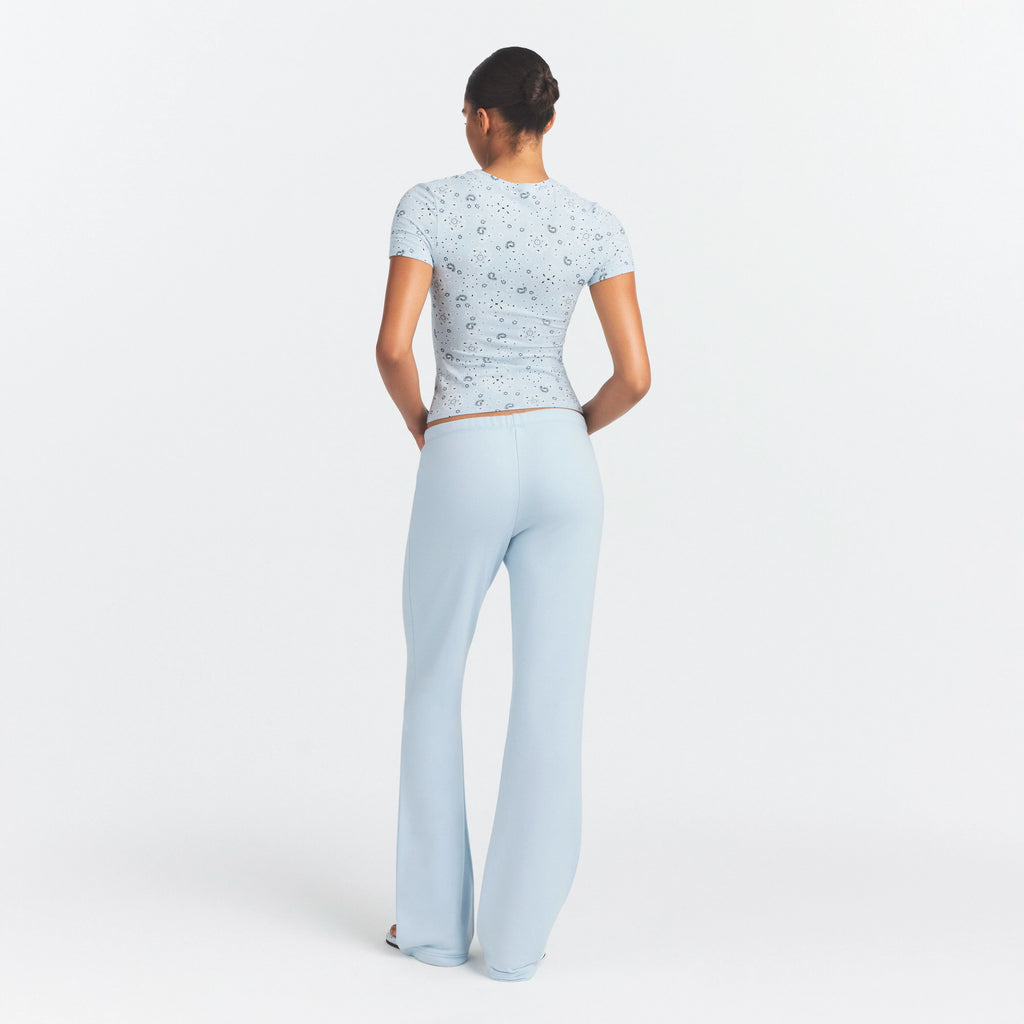 COTTON JERSEY T-SHIRT | POWDER BLUE BANDANA