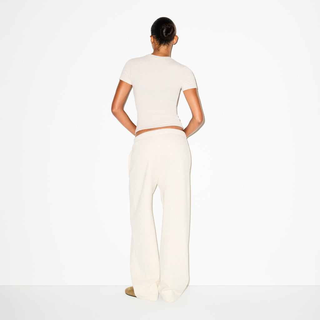 COTTON FLEECE CLASSIC STRAIGHT LEG PANT | OATMEAL HEATHER
