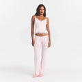 SKIMS SLEEP LACE CAMI AND PANT SET | BARELY PINK