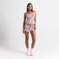 SKIMS SLEEP LACE CAMI AND SHORT SET | BLOOM MINI MULTI ANIMAL