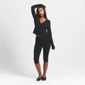 FEATHERWEIGHT CASHMERE CARDIGAN | ONYX