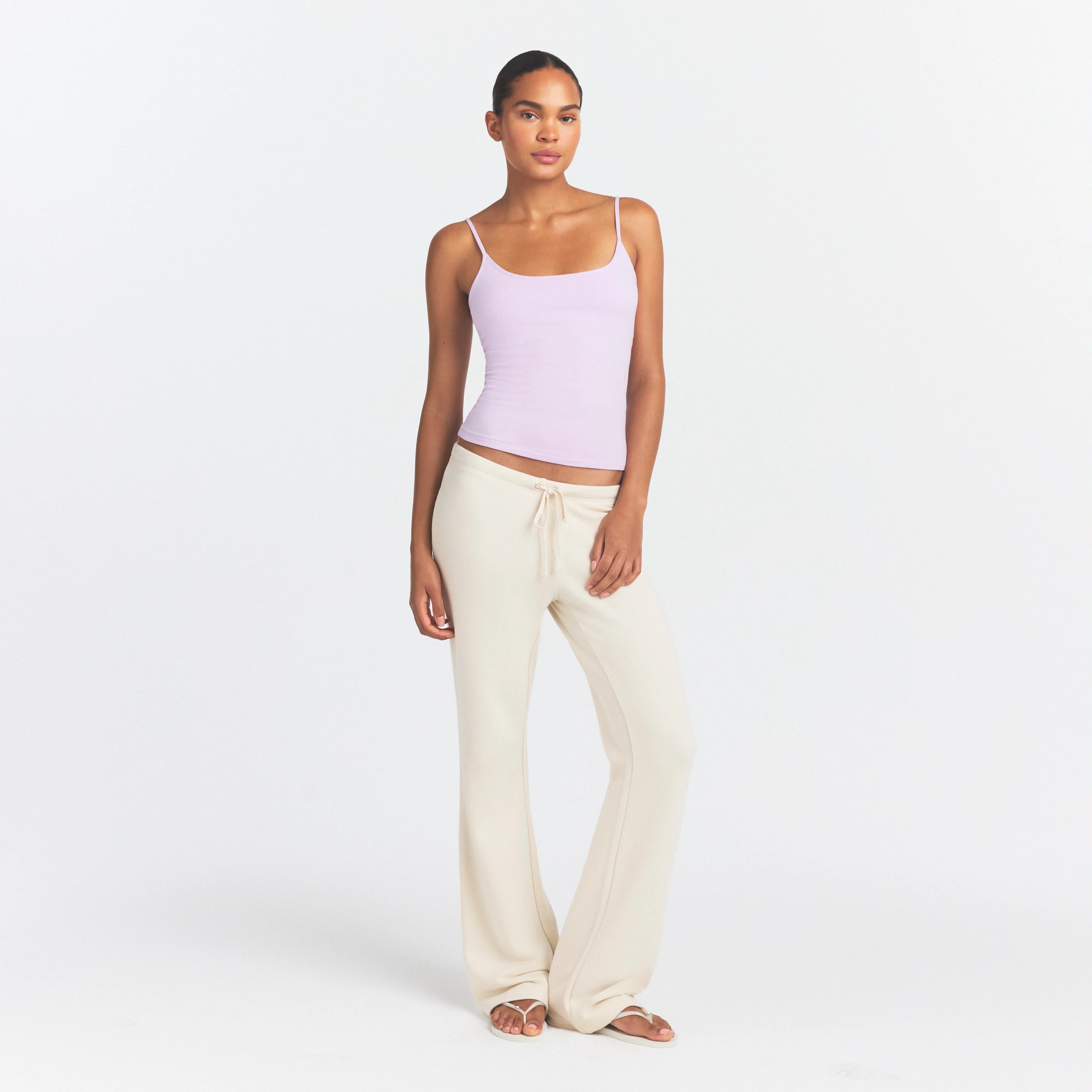 COTTON JERSEY SCOOP NECK CAMI | SUGAR PLUM