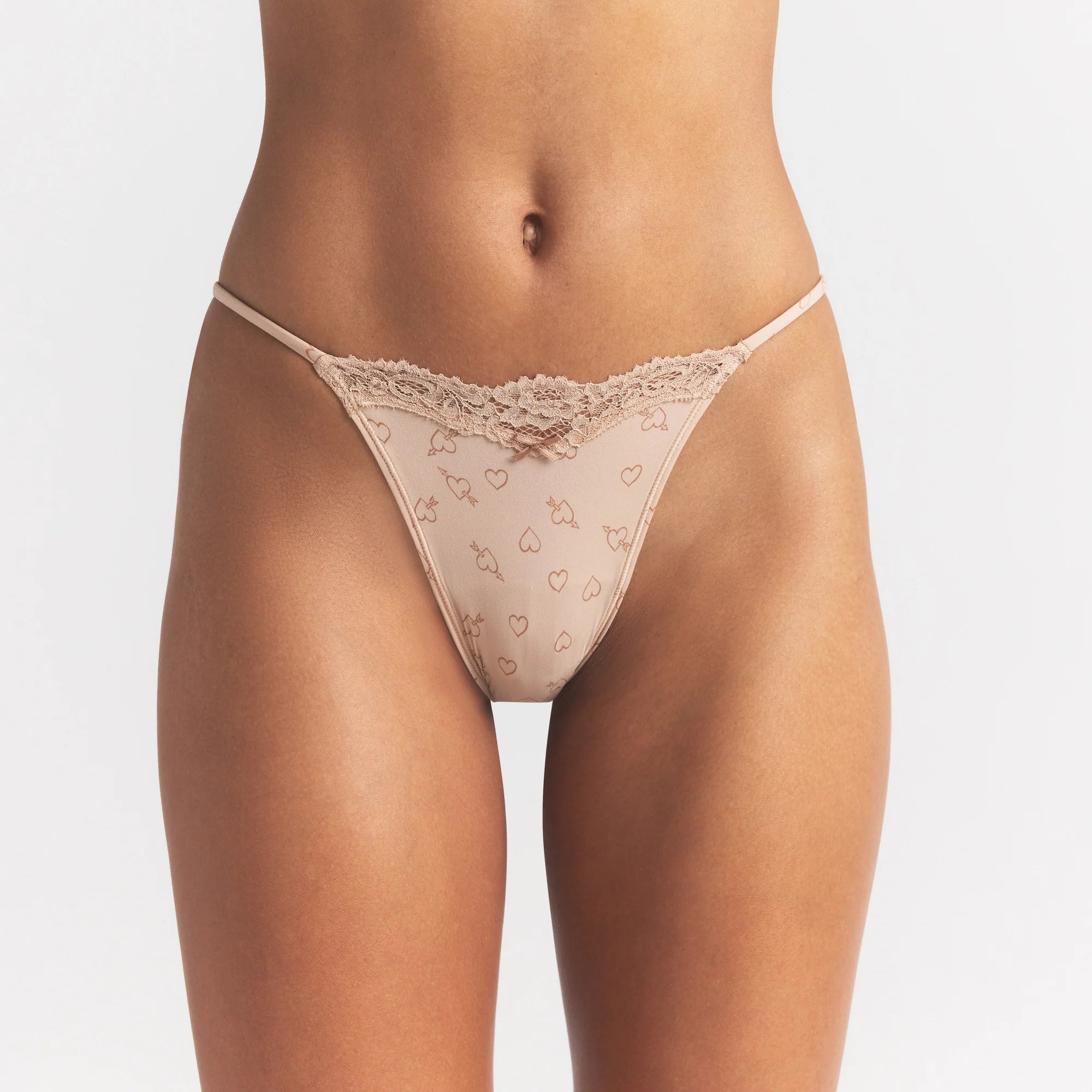 FITS EVERYBODY LACE STRING BIKINI 5-PACK | SKETCHED HEARTS MULTI