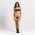 LIGHTWEIGHT COTTON POINTELLE LACE STRING THONG | SOOT TONAL